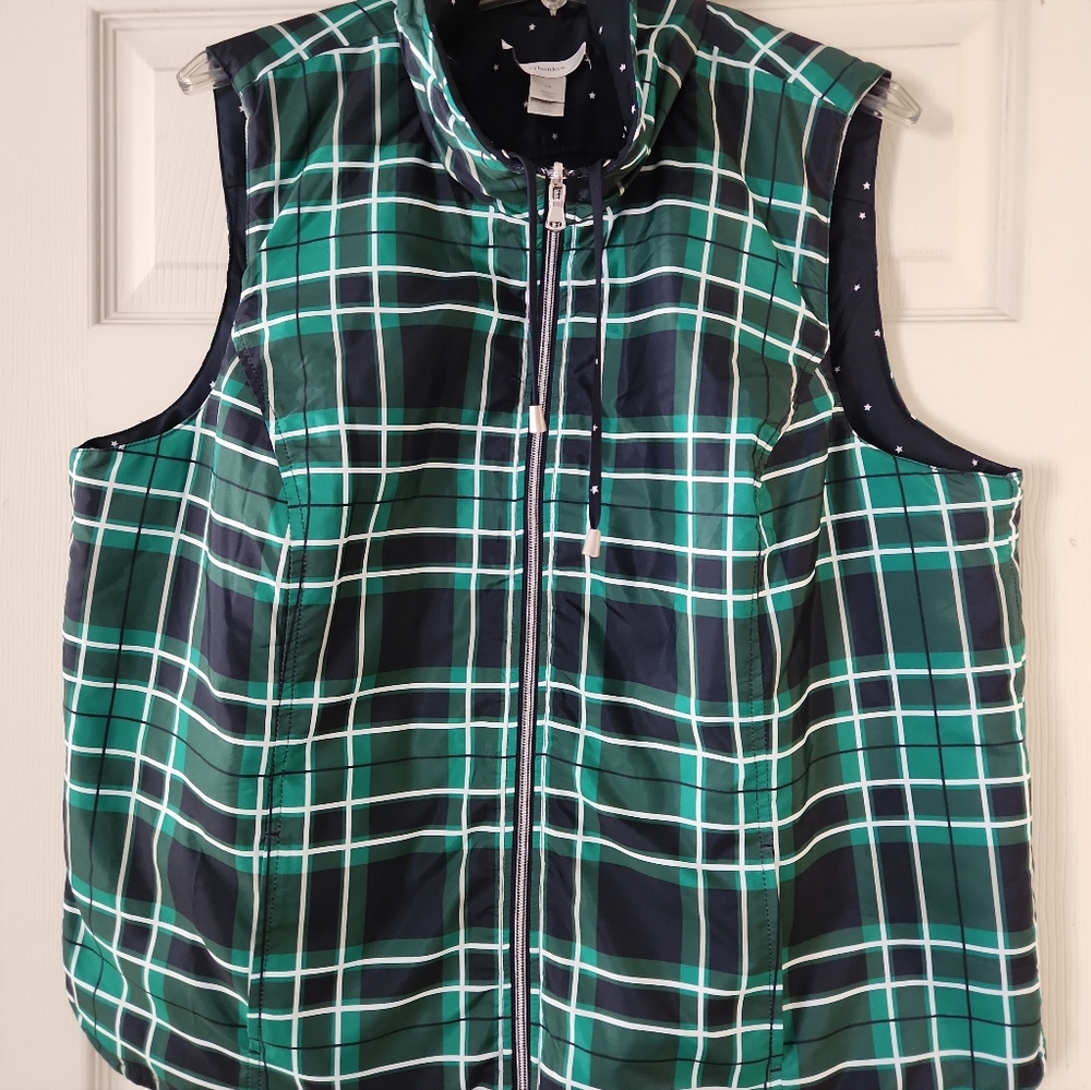 Women's REVERSIBLE vest NWOT